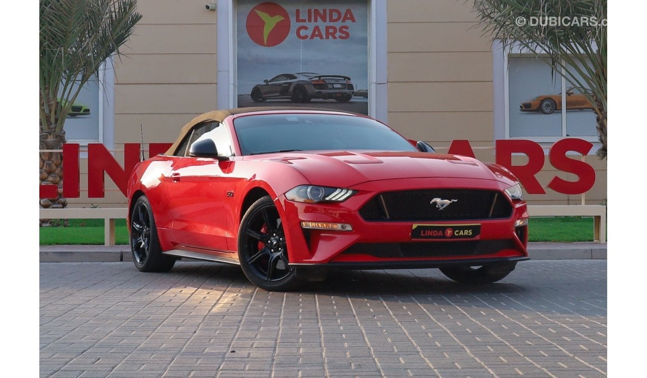 Ford Mustang Ford Mustang GT Premium Convertible 2018 GCC under Agency Warranty and Service Contract with Flexibl