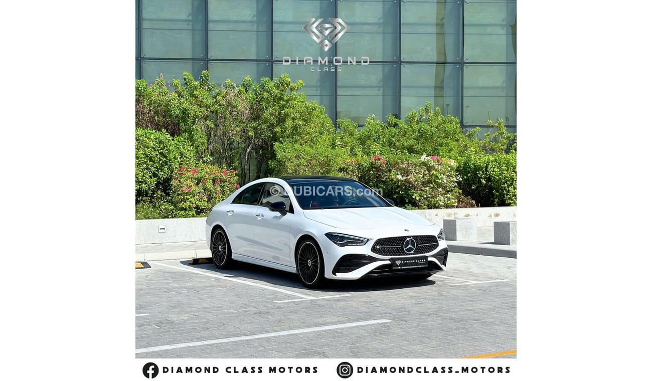 مرسيدس بنز CLA 200 Mercedes CLA 200 AMG Black Edition  Panoramic  2025  GCC Brand New 5 Years Agency Warranty