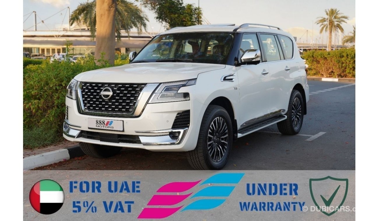 نيسان أرمادا 2024 NISSAN PATROL Y62 VK56 PLATINUM 5.6L GCC 4WD 0Km