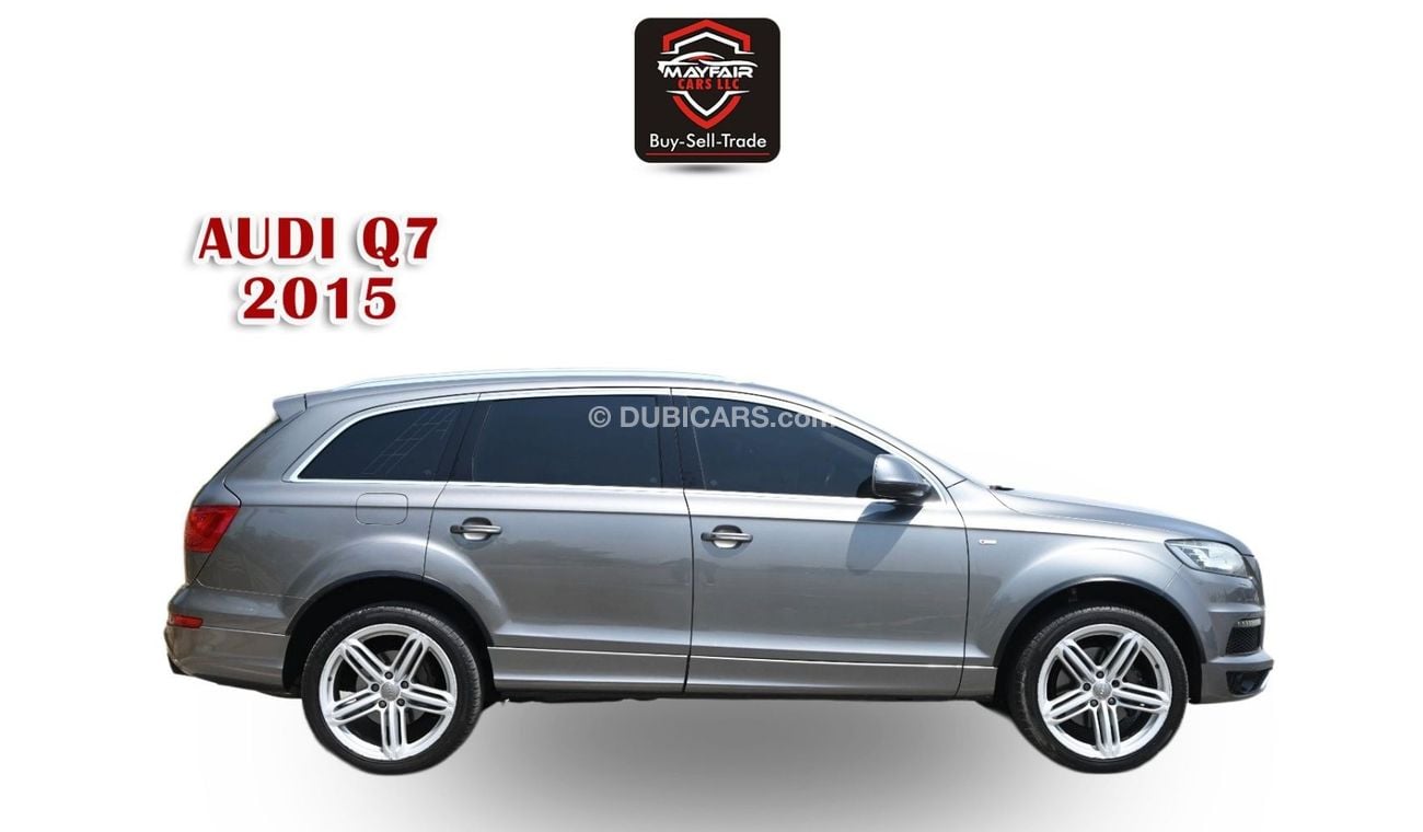 أودي Q7 0% DP  - FSH - AUDI Q7 S-LINE 3.0SC 2015 - FIRST OWNER - WELL MAINTAINED - GCC