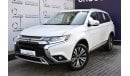 Mitsubishi Outlander AED 1039 PM | 2.4L GLX 7STR GCC DEALER WARRANTY