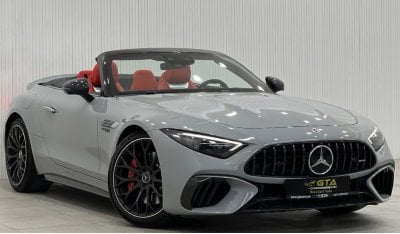 مرسيدس بنز SL 55 AMG 2022 Mercedes Benz SL55 AMG 4MATIC, AAA Warranty, April 2027 GTA Service Pack, Full Options, GCC