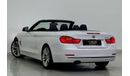 BMW 420i 2017 BMW 420i Sport Line Convertible, Full BMW Service History, Warranty, GCC