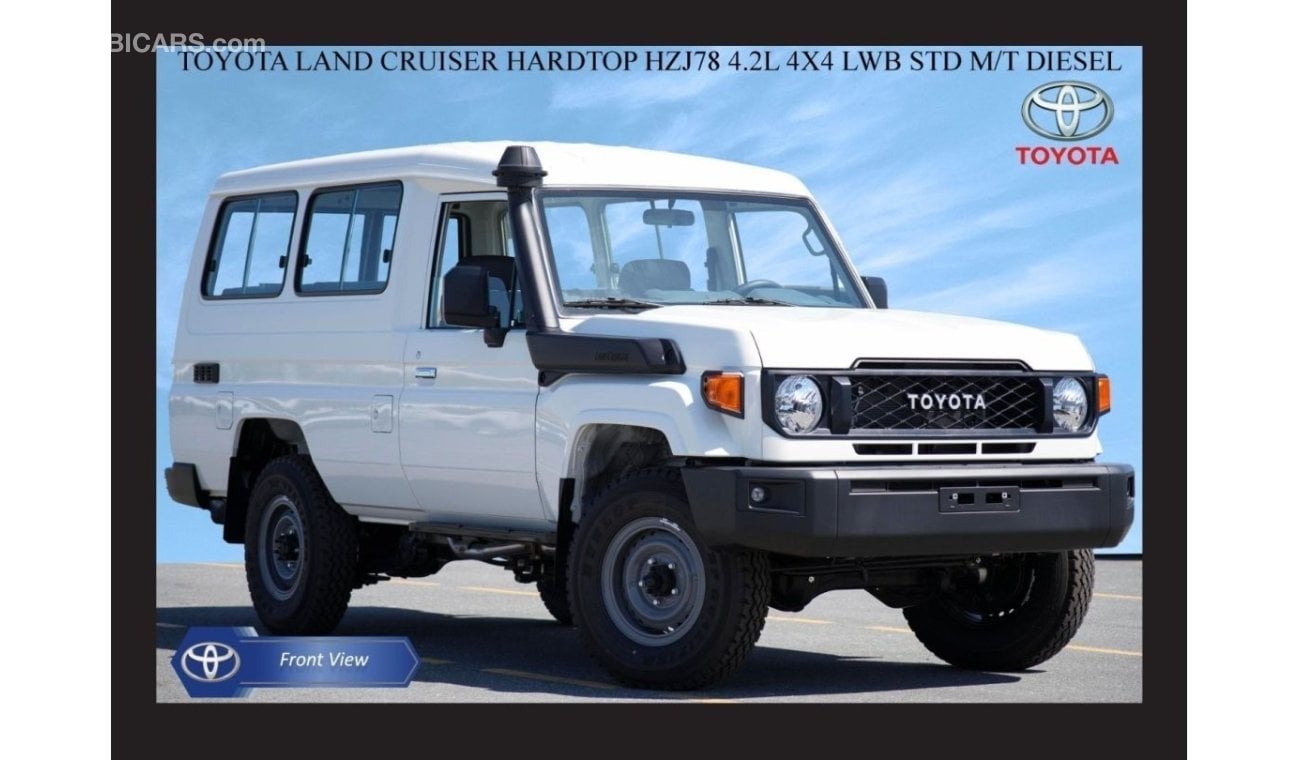 Toyota Land Cruiser Hard Top TOYOTA LAND CRUISER HARDTOP HZJ78 4.2L 4X4 LWB STD M/T DSL 2024 Model Year Export Only