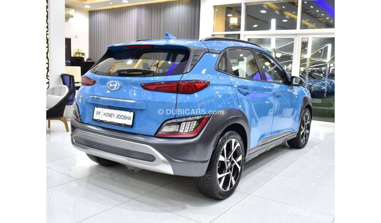 Hyundai Kona EXCELLENT DEAL for our Hyundai Kona 2.0L ( 2023 Model ) in Blue Color GCC Specs