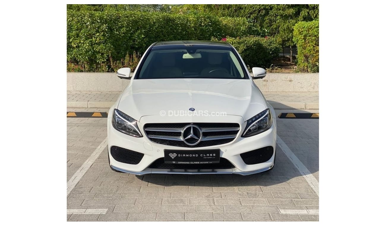 Mercedes-Benz C200 AMG Pack Mercedes C200 AMG  Panoramic  2016 GCC Under Warranty