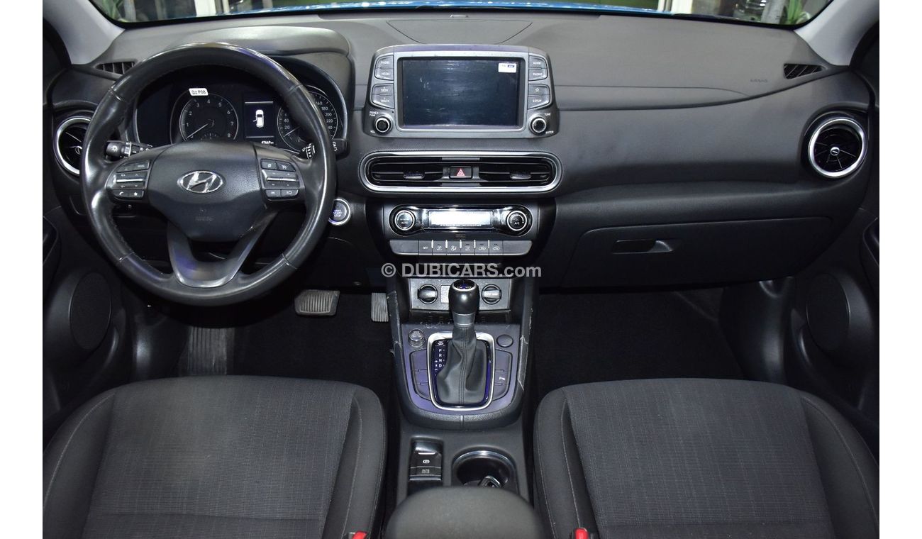 Hyundai Kona EXCELLENT DEAL for our Hyundai Kona 2.0L ( 2023 Model ) in Blue Color GCC Specs