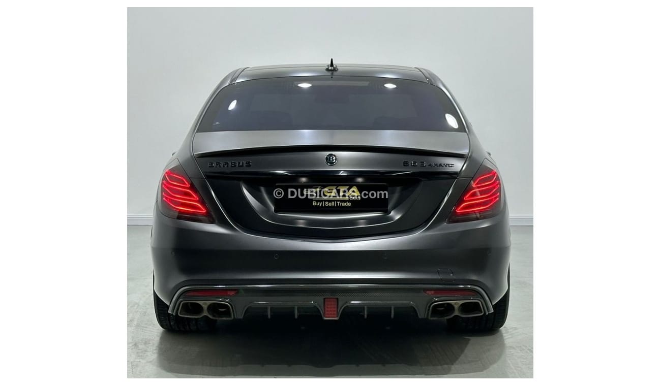 مرسيدس بنز S 63 AMG 2015 Mercedes Benz S63 4MATIC Brabus Edition, 1 Of 1, Full Service History, Fully Loaded, GCC