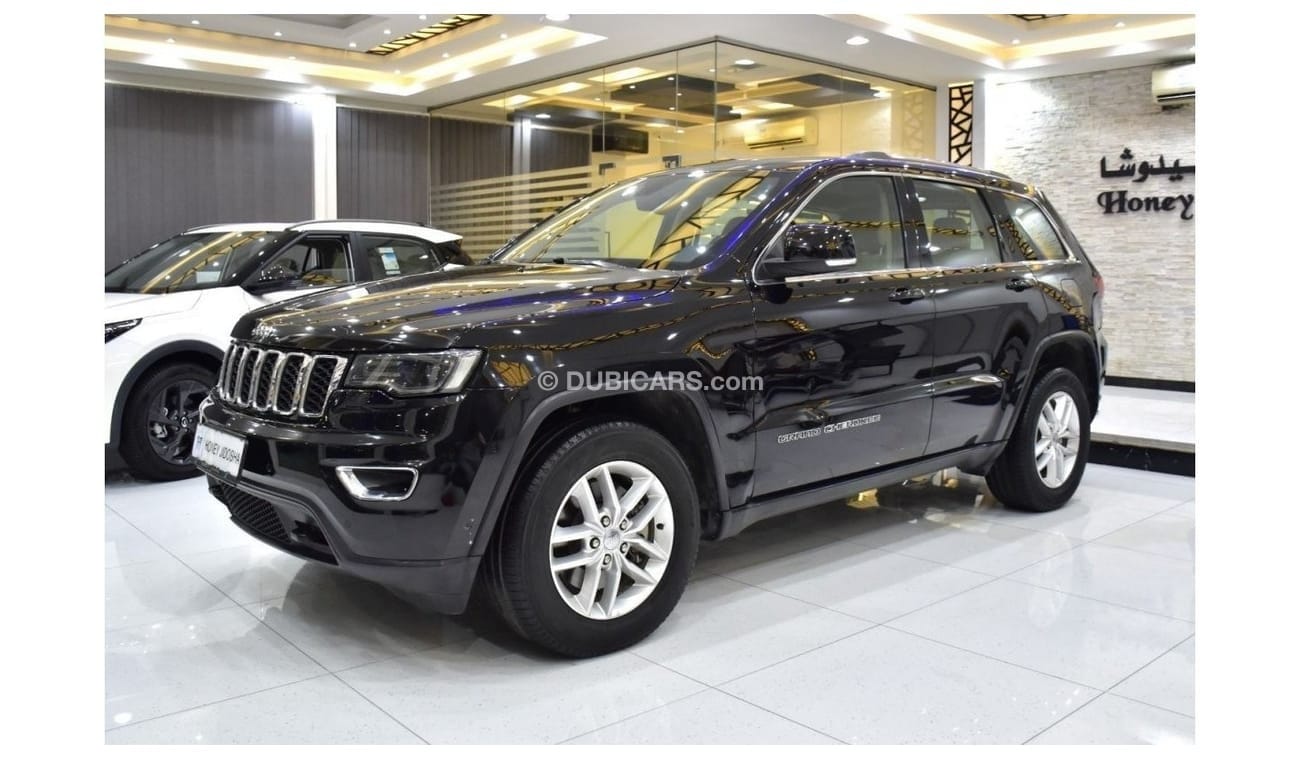 Jeep Grand Cherokee EXCELLENT DEAL for our Jeep Grand Cherokee Laredo 4x4 ( 2018 Model ) in Black Color GCC Specs