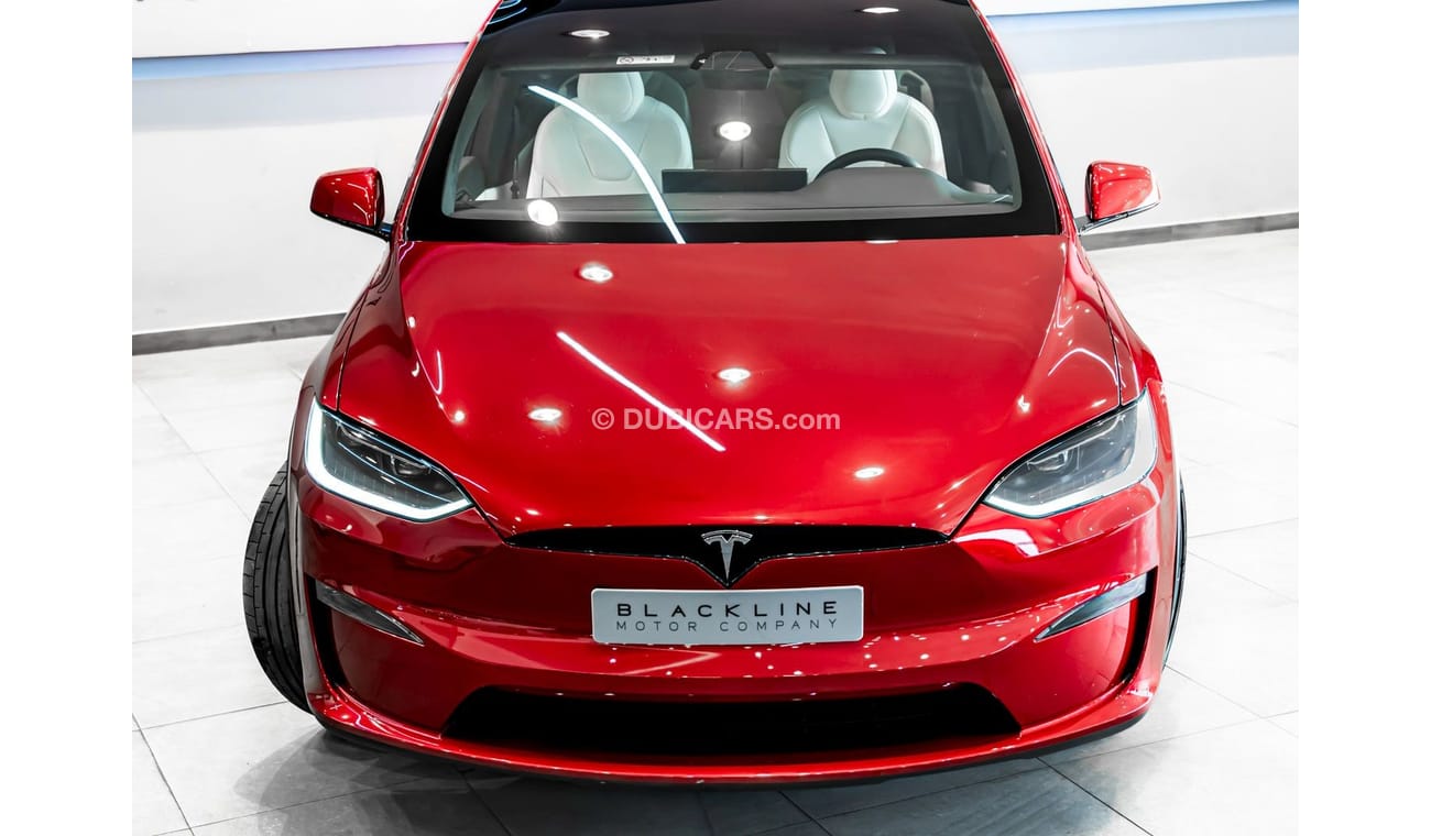 تسلا موديل اكس 2023 Tesla Model X Plaid, 2027 Tesla Warranty, 2031 Tesla Battery Warranty, Low KMs, GCC