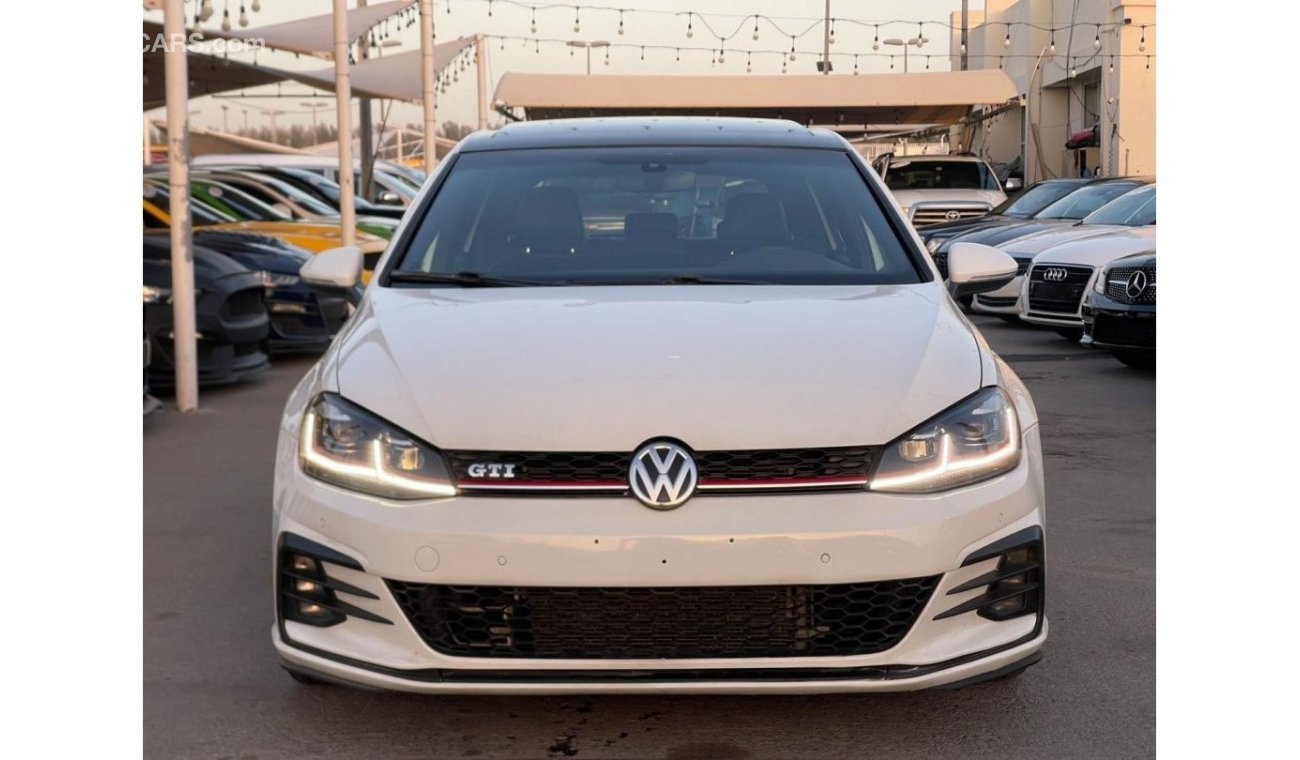 Volkswagen Golf GTI P1 2018 model, Gulf, full option, panorama, digital odometer, 4 cylinder, automatic gearbox, odo