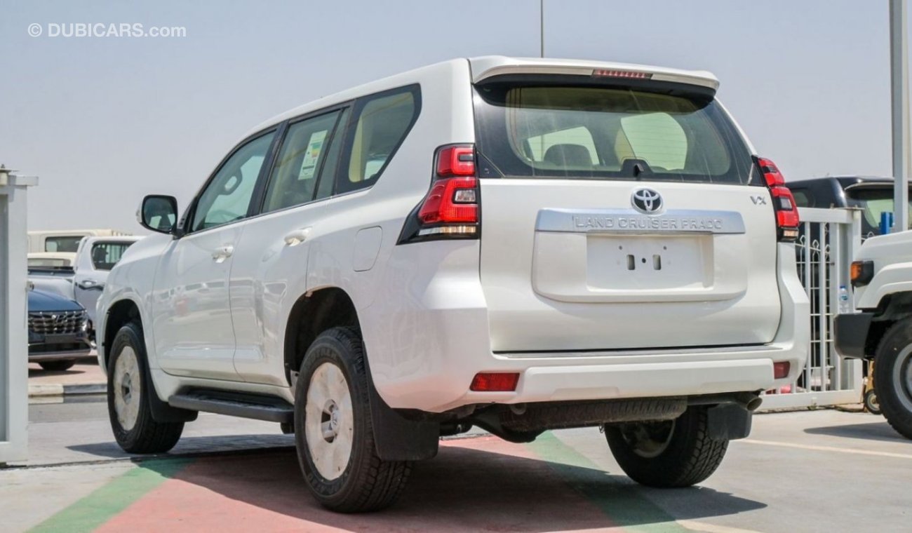 تويوتا برادو Toyota Prado VX 2.7L GCC White color Inside beige