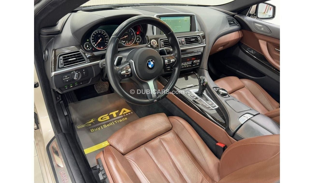 بي أم دبليو 650i Std 4.4L 2015 BMW 650i Gran Coupe, Full BMW Service History, Fully Loaded, Low Kms, GCC