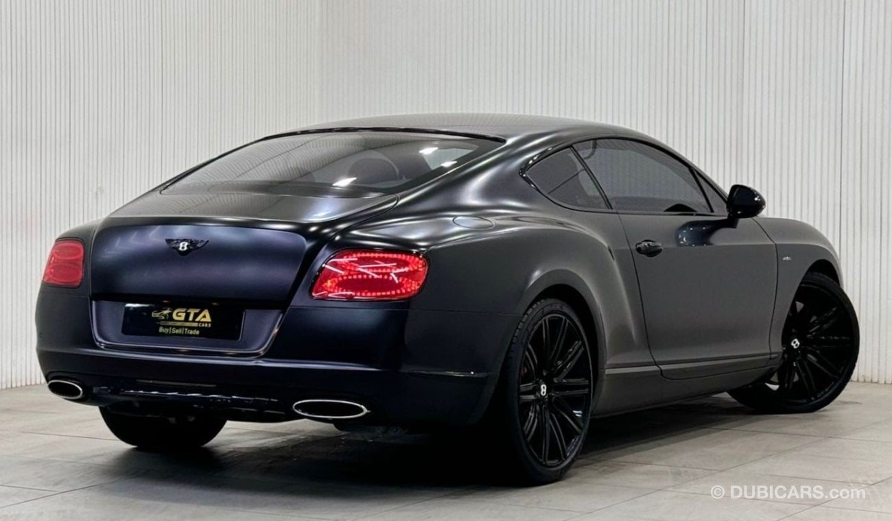 بنتلي كونتيننتال جي تي 2013 Bentley Continental GT W12 Speed, Full Service History, GCC