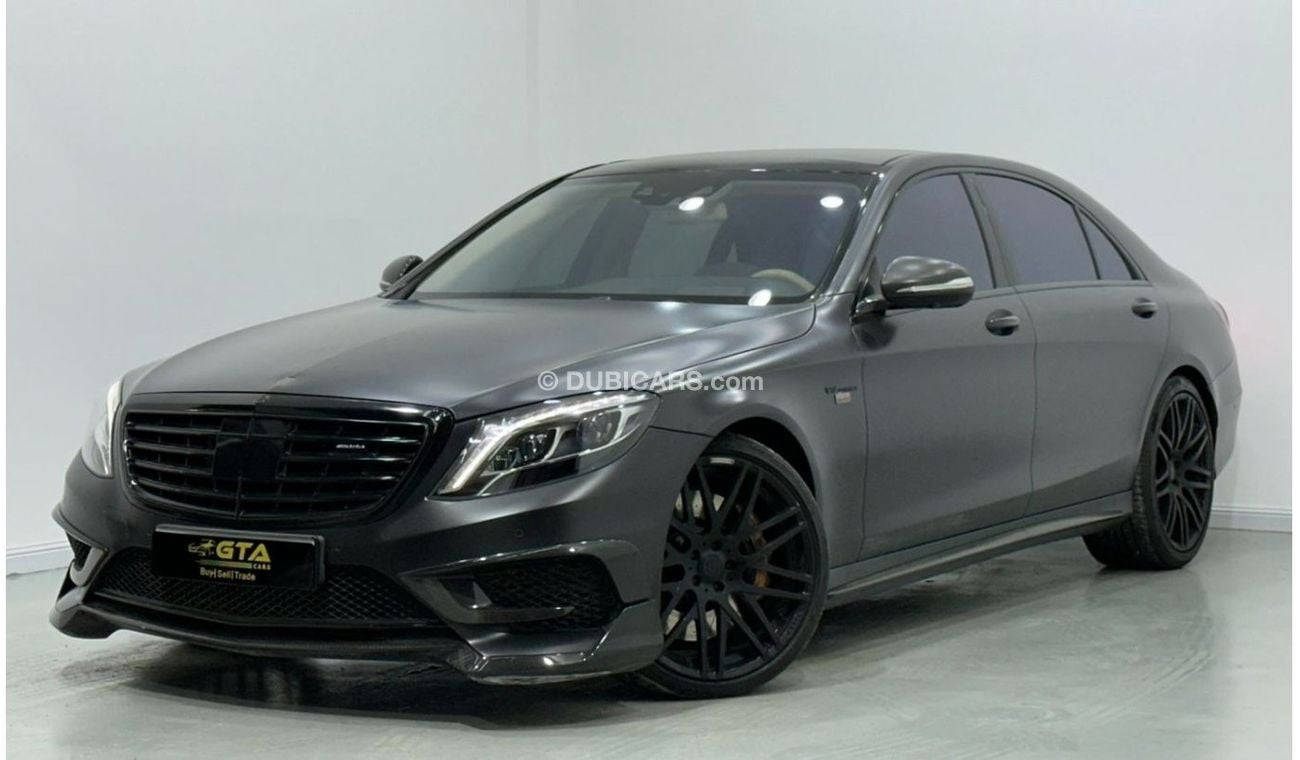 Mercedes-Benz S 63 AMG Std 5.5L 2015 Mercedes Benz S63 4MATIC Brabus Edition, 1 Of 1, Full Service History, Fully Loaded, G