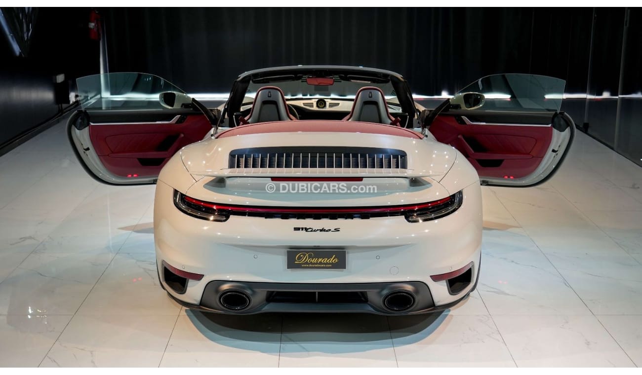 بورش 911 Cabriolet | Brand New | 2024 | Crayon | Interior Red Bordeaux