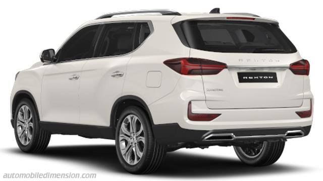 Ssangyong REXTON exterior - Rear Right Angled