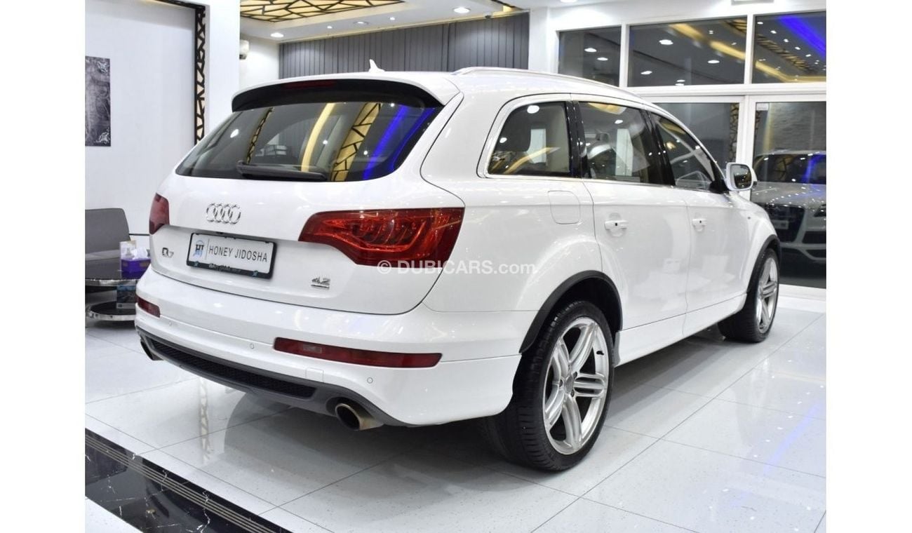 Audi Q7 EXCELLENT DEAL for our Audi Q7 S-Line 4.2L QUATTRO ( 2010 Model ) in White Color GCC Specs