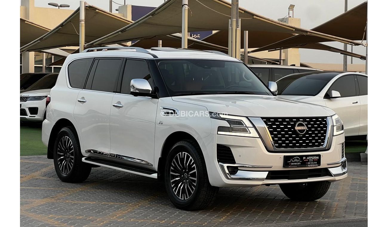 Nissan Patrol LE Platinum City Nissan patrol platinum V8 Model 2022 Gcc specs Original paint no accident, full che