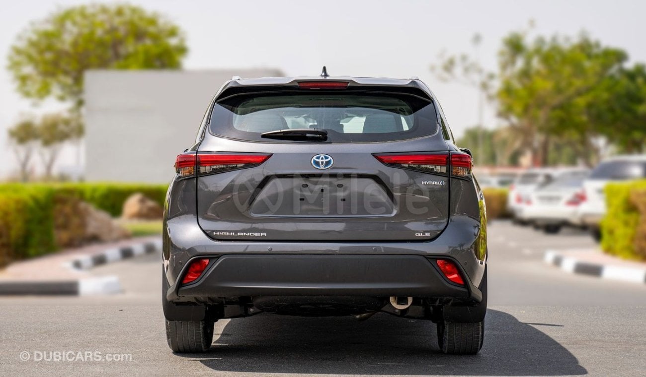 Toyota Highlander GLE 2.5L HYBRID: GREY WITH SUNROOF, PUSH START, TSS, POWER DRIVER SEAT