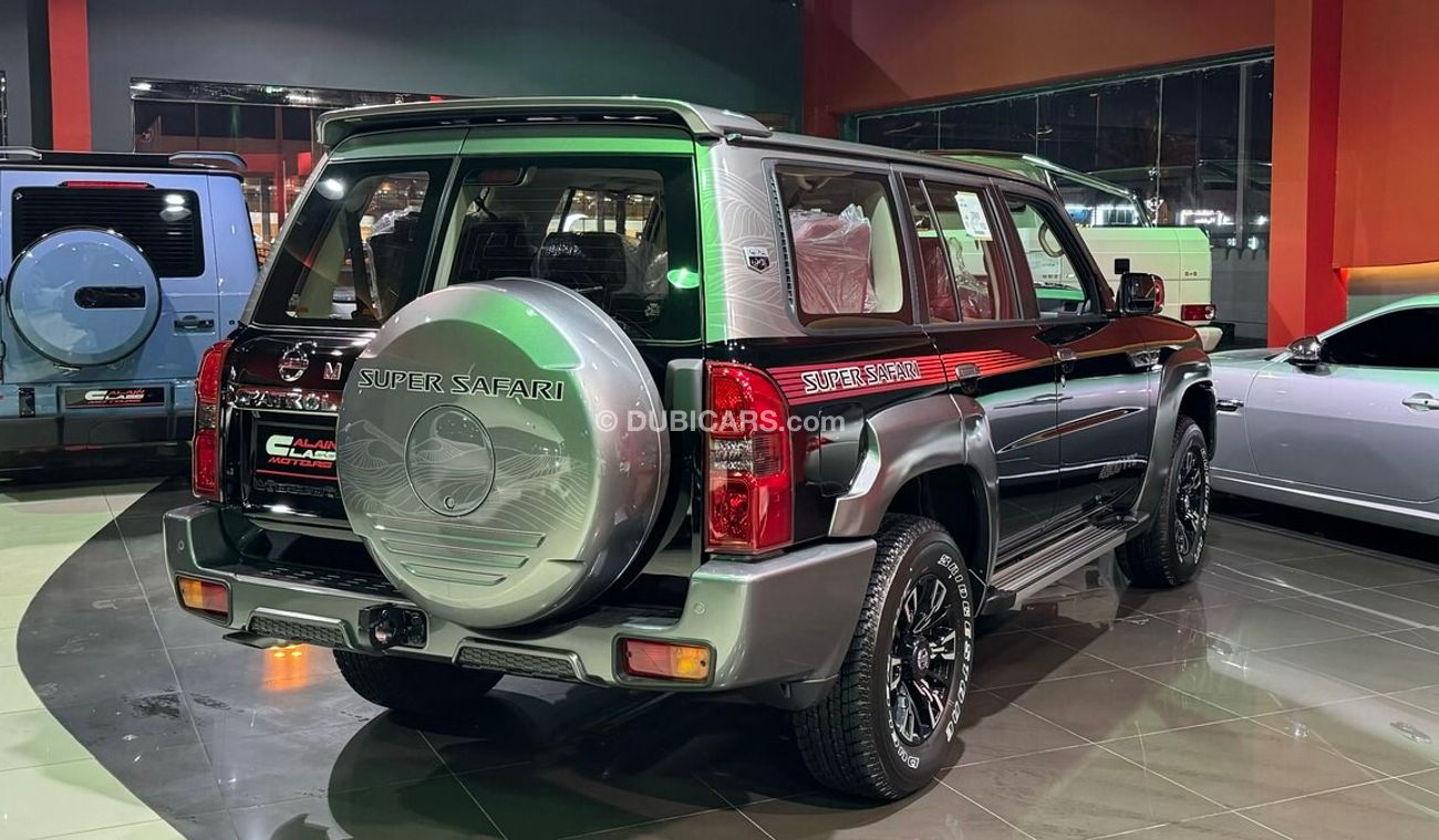 نيسان باترول سوبر سفاري Nissan Patrol Super Safari 4800 VTC AL Ostoura Edition 2024 - GCC - Under Warranty