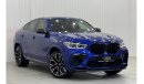 بي أم دبليو X6 M 2022 BMW X6M Competition, AGMC Agency Warranty + Service Package, AGMC Full Service History, GCC