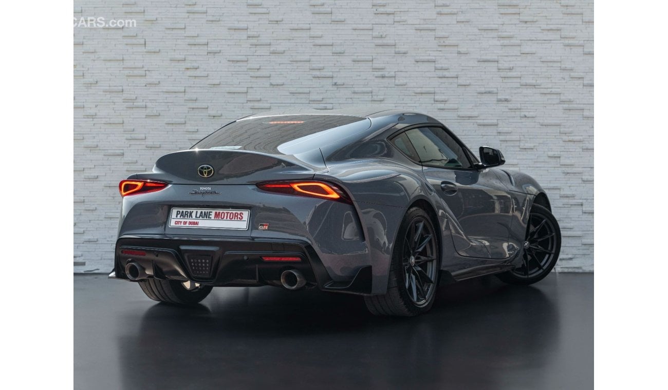 Toyota Supra AED 3,302 PM • SUPRA GR SPORT • ONLY 19,000 KMS • AL FUTTAIM TOYOTA WARRANTY UNTIL 2026 OR 100K KMS