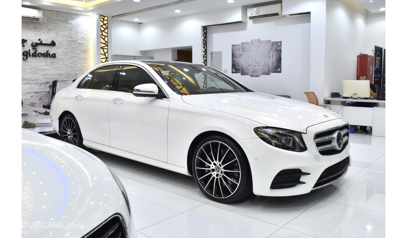 Mercedes-Benz E300 EXCELLENT DEAL for our Mercedes Benz E300 ( 2018 Model ) in White Color GCC Specs