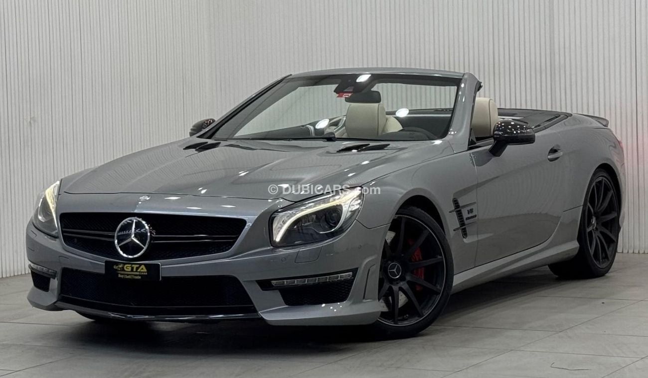 مرسيدس بنز SL 63 AMG Std 5.5L (530 HP) 2014 Mercedes Benz SL63 AMG Roadster, Full Service History, Full Options, Low Kms,