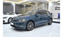 Volkswagen Golf EXCELLENT DEAL for our Volkswagen Golf TSi 1.4L ( 2018 Model ) in Blue Color GCC Specs