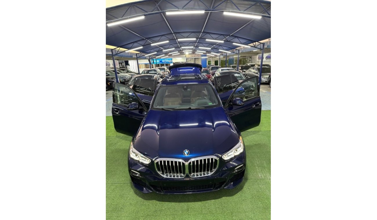 BMW X5 40i X BMW 2021 X5 x-drive 40i Canada 6 cylinder three liter blue