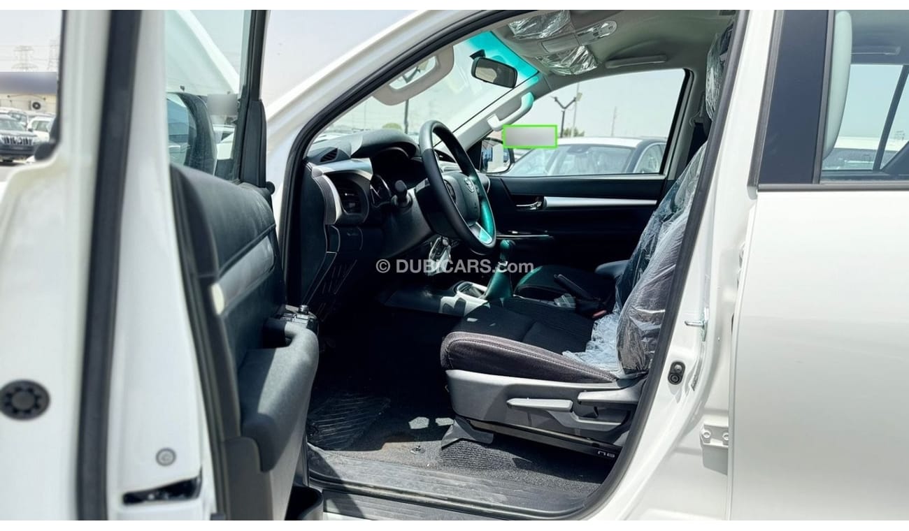 تويوتا هيلوكس TOYOTA HILUX  4X4 -  DSL 2.4L - WHITE COLOR -  2024 MODEL