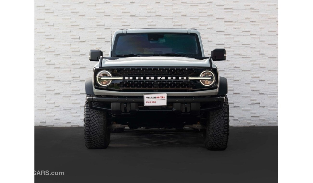 Ford Bronco AED 3,067 PM • BRONCO WILDTRAK 4-DOOR • 2.7L TURBOCHARGED • OFFICIAL FORD WARRANTY & SERVICE PLAN