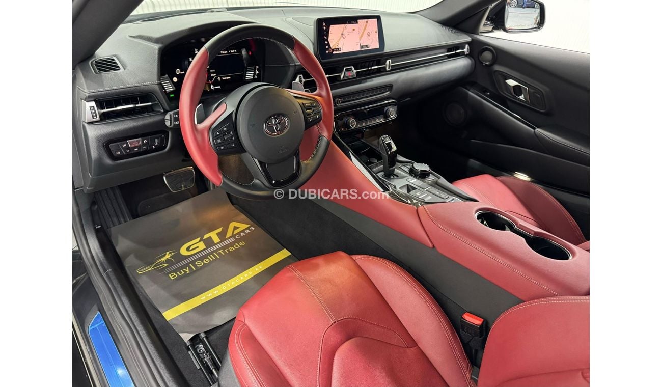 تويوتا سوبرا GR 3.0L A/T 2022 Toyota Supra GR, Al-Futtaim Agency Warranty + Service Package, Full Service History