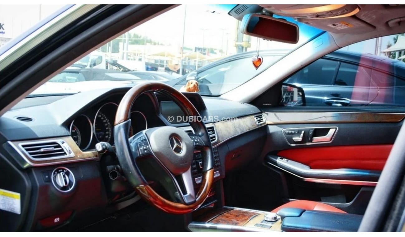 مرسيدس بنز E 350 MERCEDES E350 / Inside Red Full Option * Full Kit E63 AMG* Excellent Condition