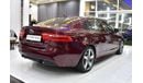 Jaguar XE EXCELLENT DEAL for our Jaguar XE R-Sport ( 2016 Model ) in Burgundy Color GCC Specs