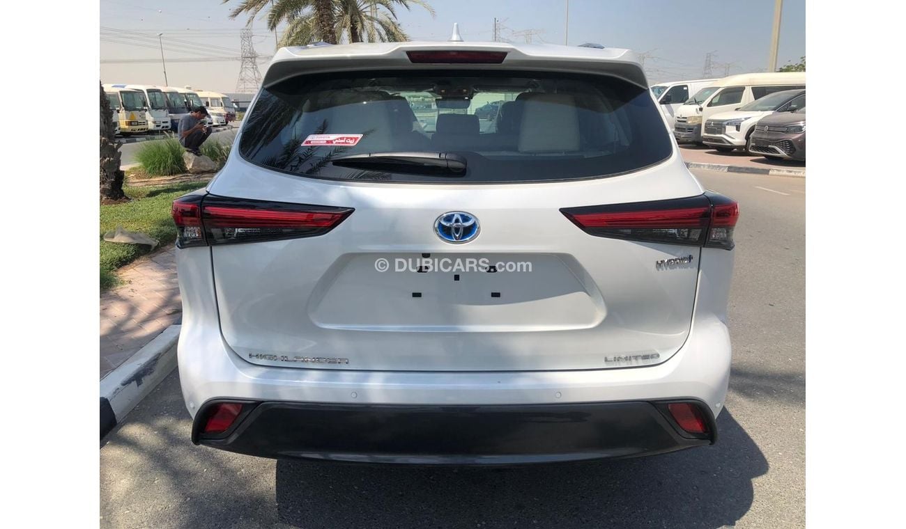 Toyota Highlander TOYOTA_HIGHLANDER_LIMITED_HYBRID_GCC_2023_WHITE_BLACK_GREY