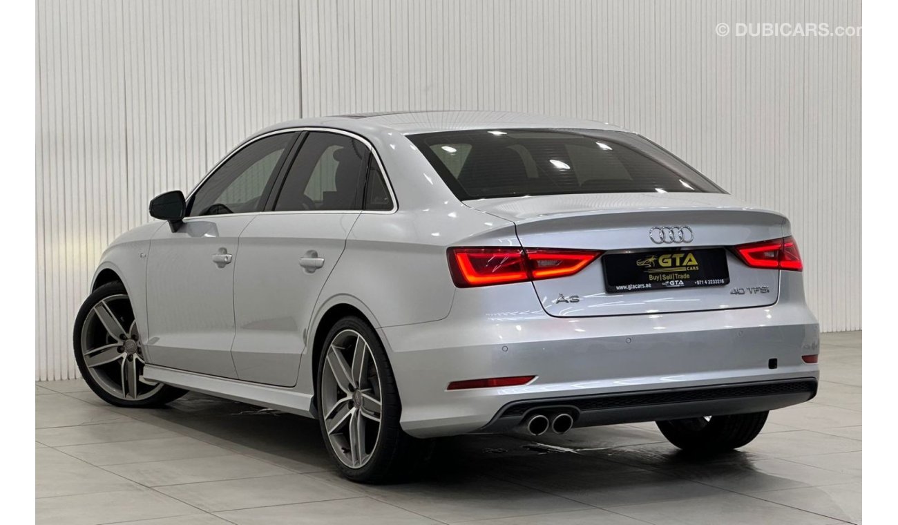 Audi A3 40 TFSI 2015 Audi A3 40TSFI S-Line, Warranty Valid Till 2025, Full Service History, GCC