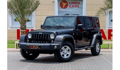 جيب رانجلر Jeep Wrangler Unlimited Sport  2018 GCC under Warranty with Flexible Down-Payment/ Flood Free.