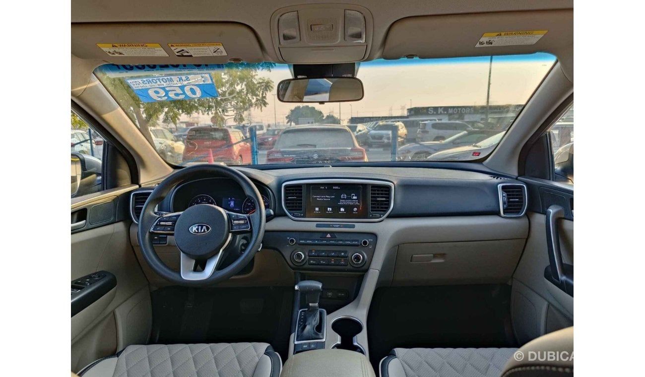 كيا سبورتيج LX/ LEATHER/ DVD  REAR CAMERA/LOT#14684