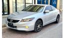 Honda Accord Honda accord  gcc  2012 coupe with sunroof