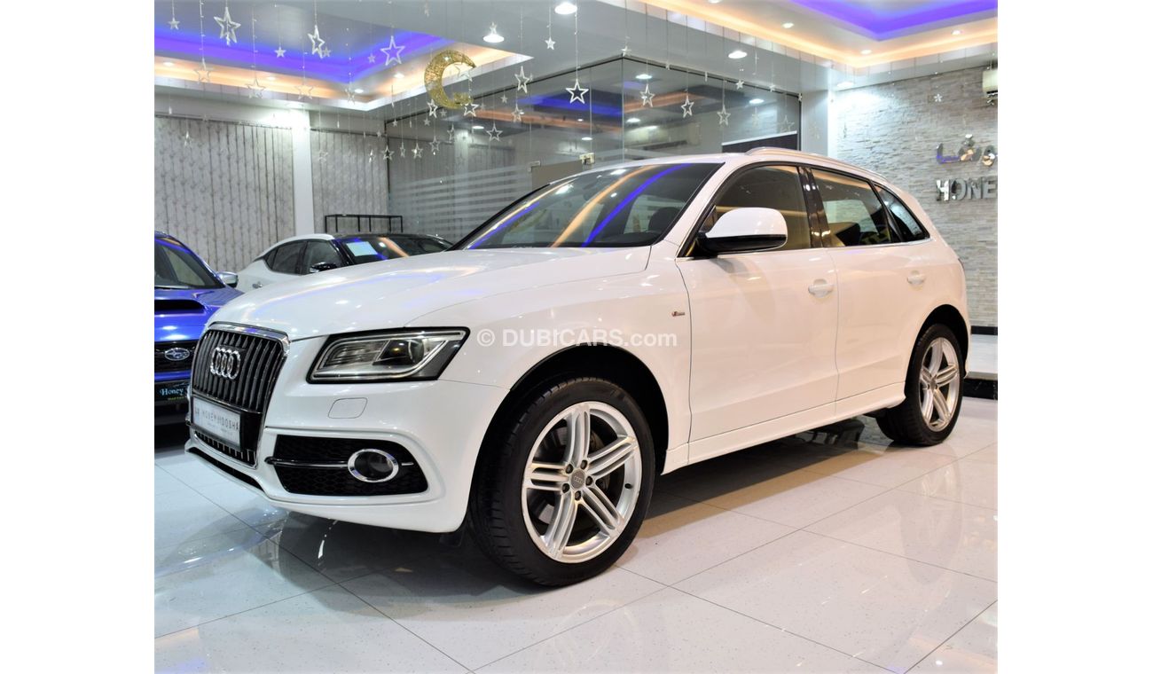 Audi Q5 EXCELLENT DEAL for our Audi Q5 S-Line 3.0T Quattro 2014 Model!! in White Color! GCC Specs