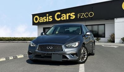 إنفينيتي Q50 3.0T Sport Black Edition Full Option 3.0L V6 GCC 2021 Low Mileage in Perfect Condition