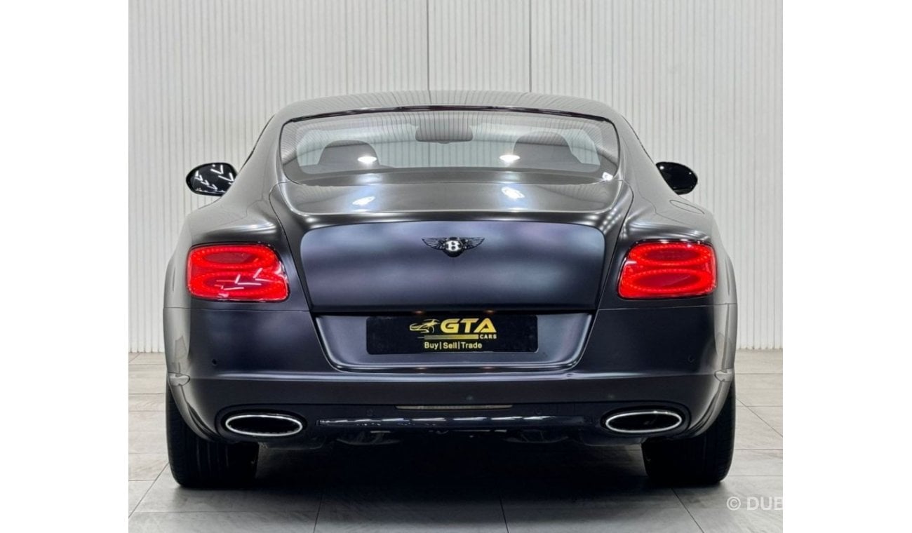 بنتلي كونتيننتال جي تي 2013 Bentley Continental GT W12 Speed, Full Service History, GCC