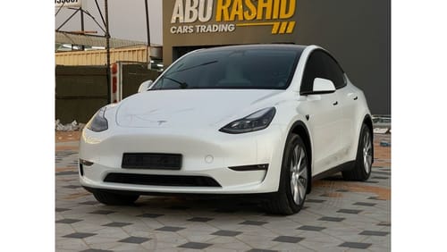 Tesla Model Y TESLA MODEL Y LONG RANGE DUAL MOTOR MODEL : 2023 MILEAGE : 24,000 km PRICE : 172,000 DIRHAMS Gulf sp