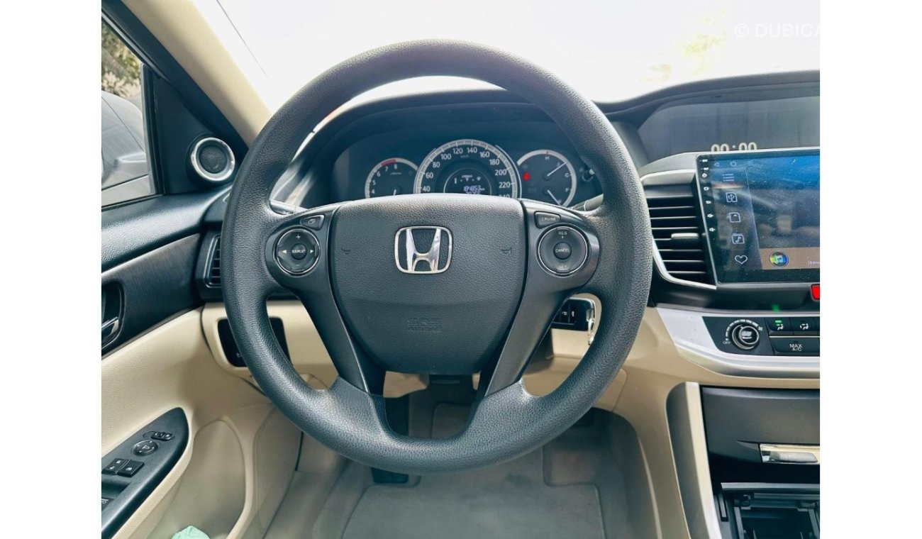 Honda Accord AED 910 PM | HONDA ACCORD LX 2015 | AGENCY MAINTAIEND | FULL OPTION | GCC SPECS | WELL MAINTAINED