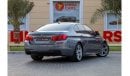 BMW 528i Exclusive M Sport BMW 528i M-Sport 2016 GCC (LOWEST MILEAGE) under Agency Warranty with Flexible Dow