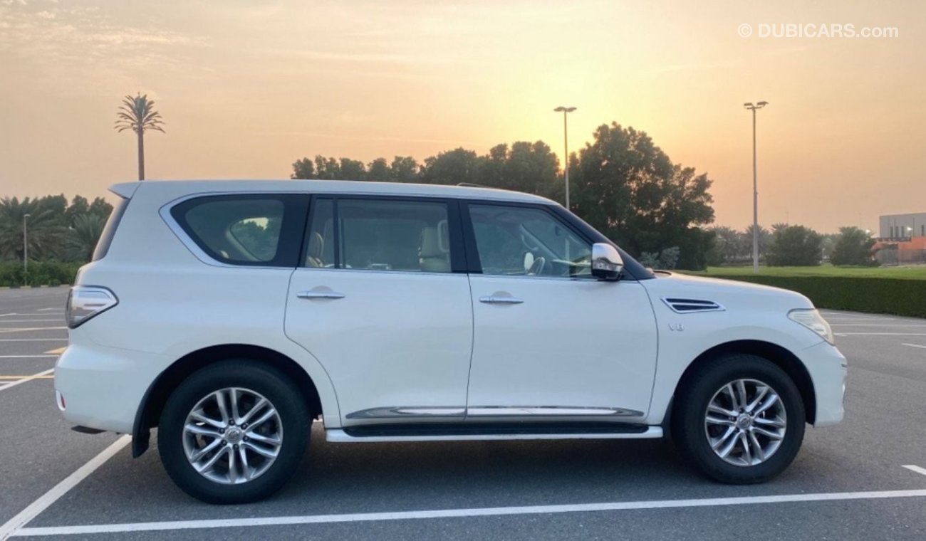 Nissan Patrol LE Platinum 1 على 1 رادار تحكم مسار كراسي كهرباء شاشات خلفيه خمس كاميرات بدون حادث بدون Full option