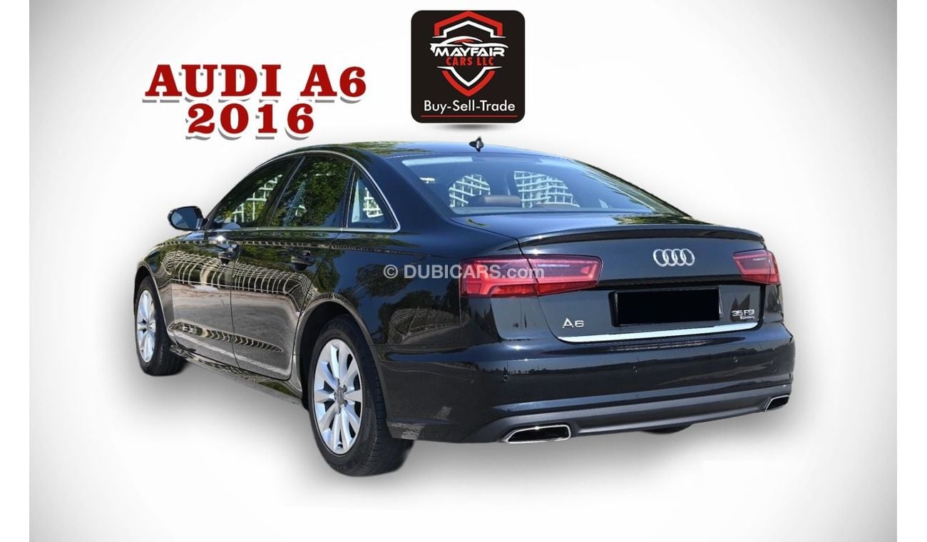 أودي A6 0% DP  - AUDI A6 3.0 SC 4WD - FSI QUATTRO - AGENCY SERVICE - GCC SPECS - WELL MAINTAINED