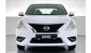 Nissan Sunny SV | 1 year free warranty | 0 Down Payment